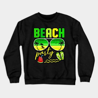 Beach-Party Crewneck Sweatshirt